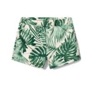 Janie and Jack Green Palm Print Women's Shorts